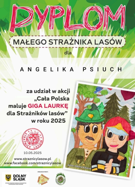 Giga Laurka dla Strażników Lasów